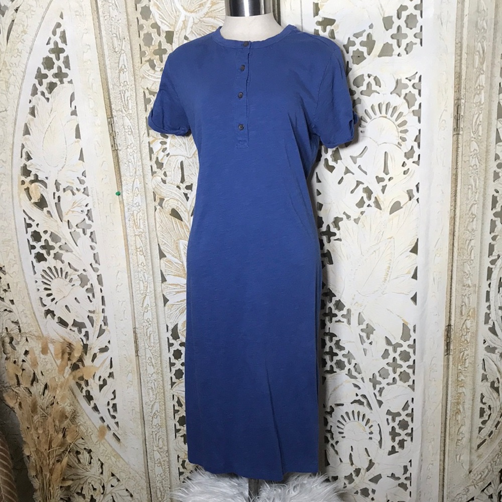 Old Navy Classic Blue Midi Dress